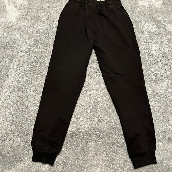 Three Nails Joggers Pants Womens Small Black Pull On Drawstring Pockets - Picture 2 of 8